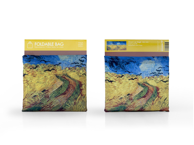 Shopper foldable LF, Van Gogh, Wheatfield with crows