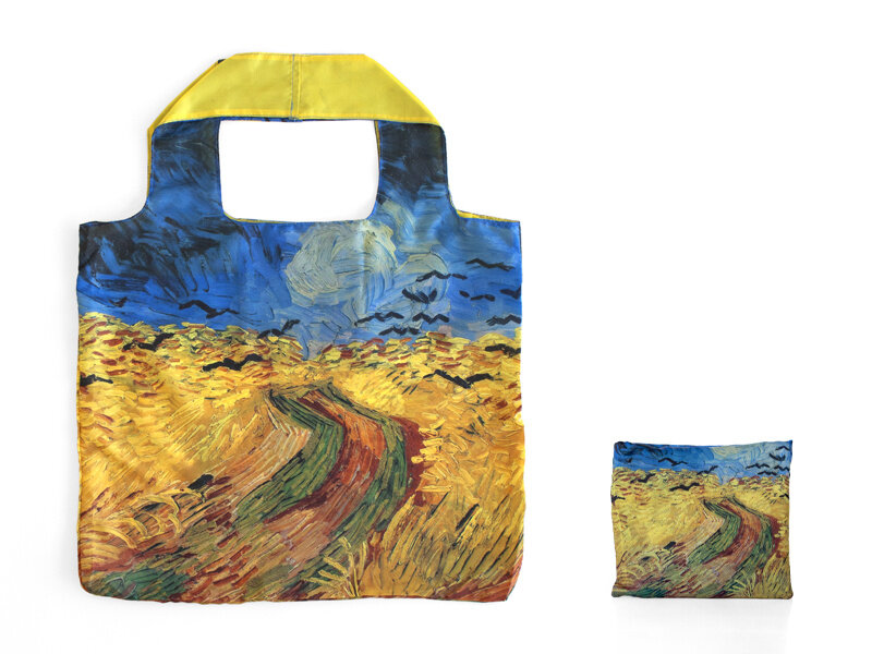 Shopper foldable LF, Van Gogh, Wheatfield with crows