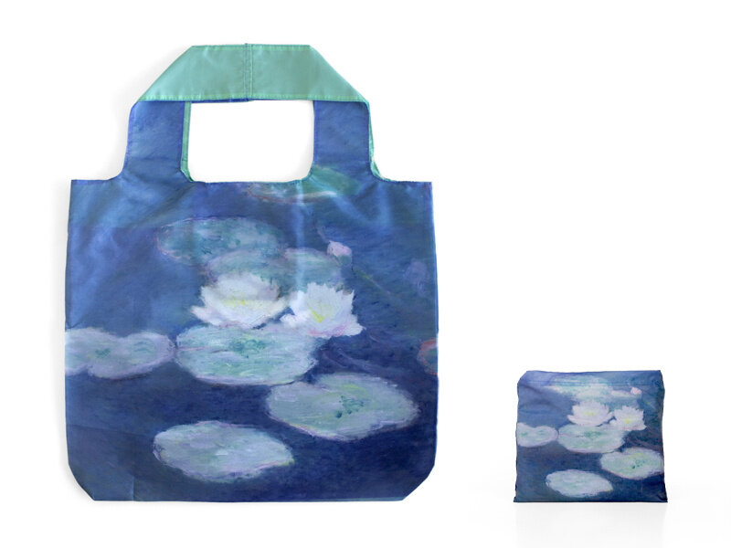 Sac pliable, Oiseaux LF, Claude Monet, Nympheas effet du soir