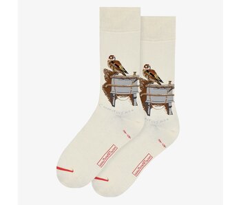 Kunstsocken, Fabritius, der Stieglitz, Gr. 36-40