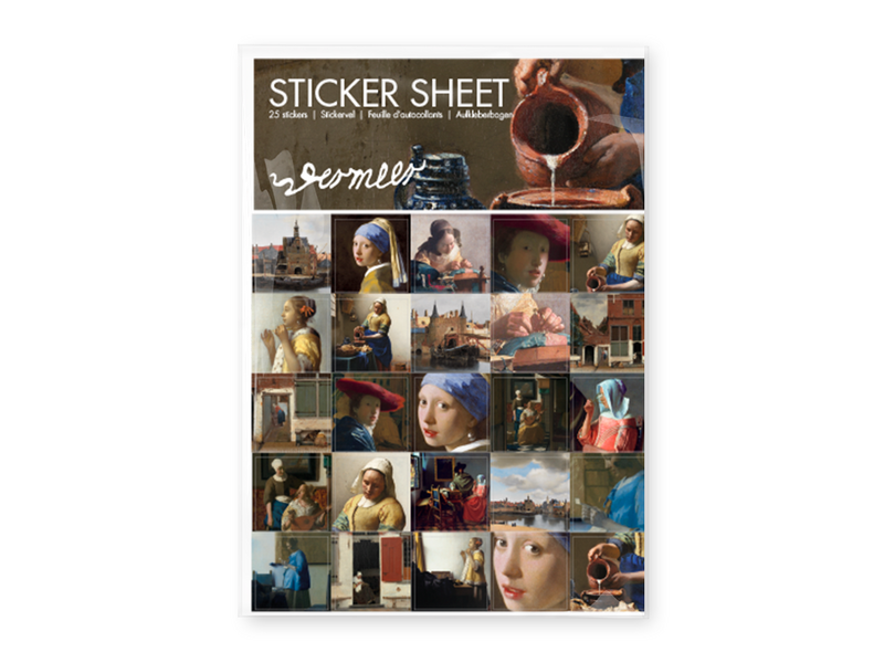 Stickersheet, Johannes Vermeer