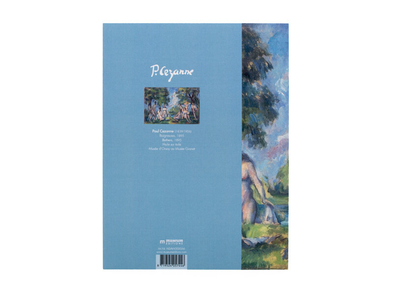 Softcover art sketchbook,Paul Cézanne , Les Baigneuses
