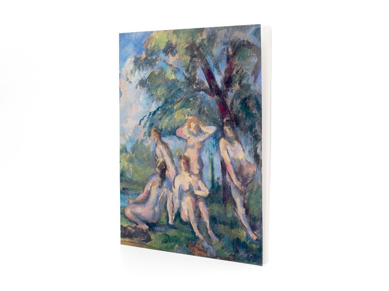 Cuaderno de dibujo de tapa blanda, Paul Cézanne , Las bañistas