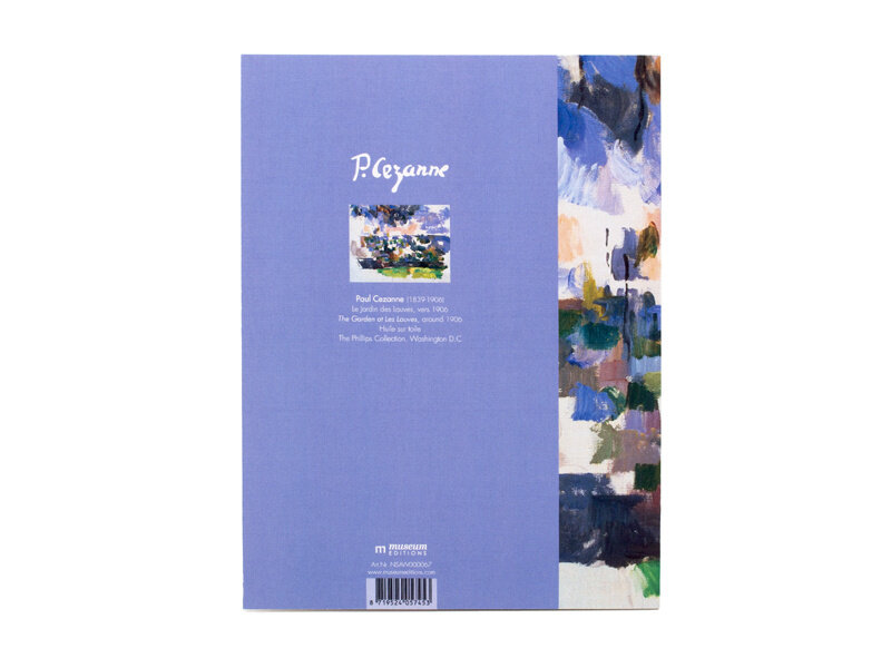 Softcover Kunst Skizzenbuch, Paul Cézanne , Der Garten von Lauves