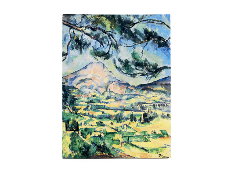 Softcover Kunst Skizzenbuch, Paul Cézanne , Montagne Sainte-Victoire