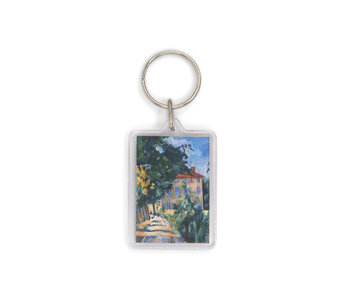 Schlüsselbund, Paul Cézanne , Haus mit rotem Dach