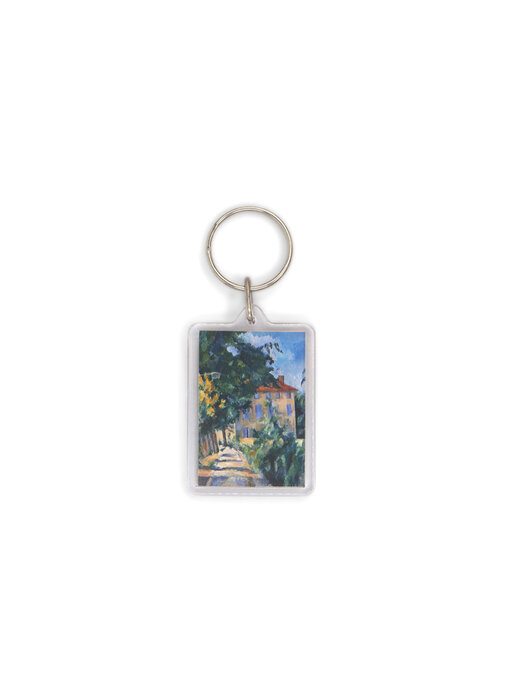 Sleutelhanger, Paul Cézanne , Huis met een rood dak