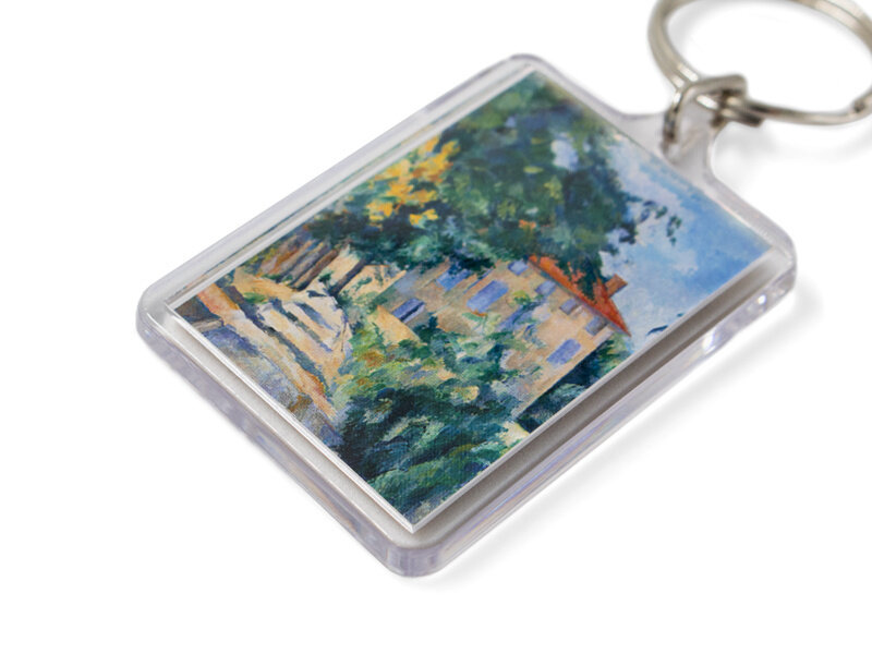 Keyring, Paul Cézanne , Maison au toit rouge