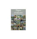 Feuille d'autocollants, Paul Cézanne