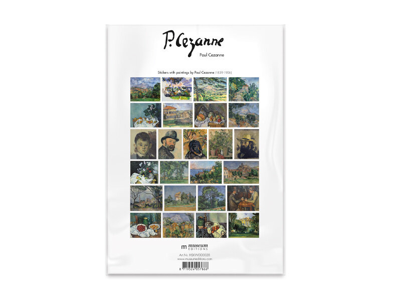 Aufkleberblatt, Paul Cézanne