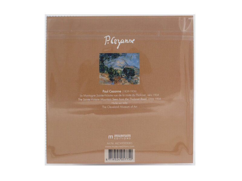 Lens cloth, Paul Cézanne, The Sainte-Victoire mountain