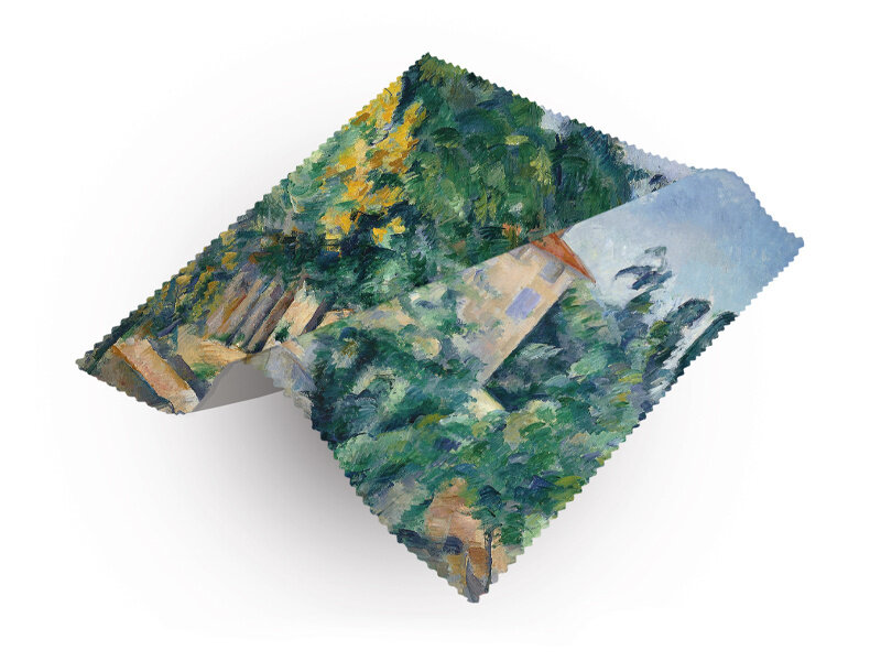Brillendoekje, Paul Cézanne, Huis met een rood dak