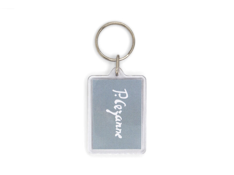Keyring, Paul Cézanne , The sea at l'Estaque behind the trees