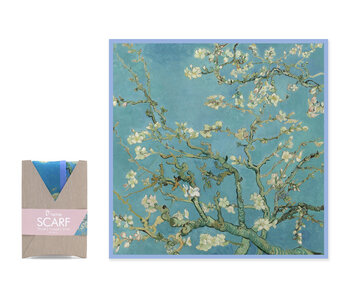 Écharpe, 68x68 cm, fleur d'amandier, Vincent van Gogh
