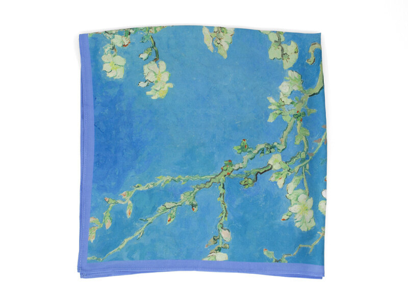 Schal, 68x68 cm, Mandelblüte, Vincent van Gogh