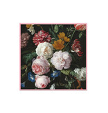 Écharpe, 68x68 cm, De Heem, Nature morte aux fleurs