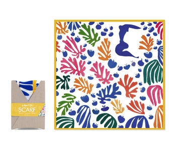 Scarf, 68x68 cm,Henri Matisse, The parrot and the mermaid