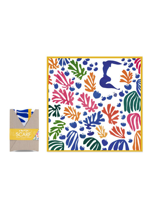 Écharpe, 68x68 cm, Henri Matisse, La Perruche et la Sirène