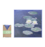 Sjaal , 68x68 cm, Claude Monet, Waterlelies in avondlicht