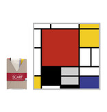 Écharpe, 68x68 cm, Piet Mondiran