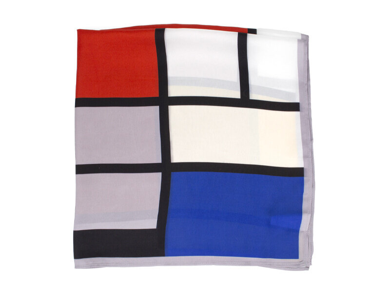Schal, 68x68 cm,Piet Mondiran