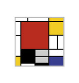 Écharpe, 68x68 cm, Piet Mondiran