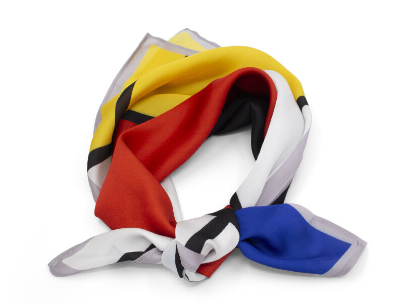 Schal, 68x68 cm,Piet Mondiran