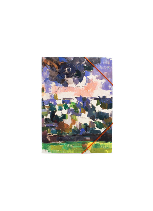 Carpeta archivadora de papel con cierre elástico, Paul Cézanne, El jardín de Lauvès