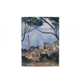 Softcover art sketchbook,Paul Cézanne , The sea at l'Estaque behind the trees