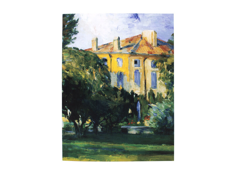 Softcover Kunst Skizzenbuch, Paul Cézanne , Das Haus von Jas de Bouffan