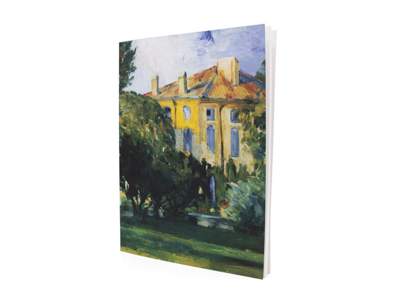 Cuaderno de dibujo de tapa blanda, Paul Cezanne, La casa de Jas de Bouffan