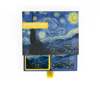 Lot de 2 jeux de cartes, Starry Night, Vincent van Gogh