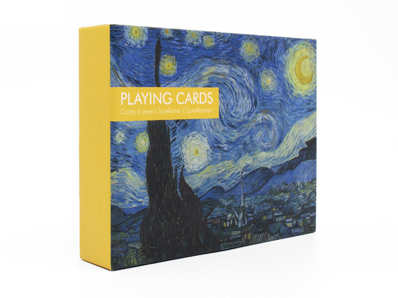 Lot de 2 jeux de cartes, La nuit étoillée, Vincent van Gogh