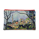 Pouch, Paul Cézanne , The sea at l'Estaque behind the trees