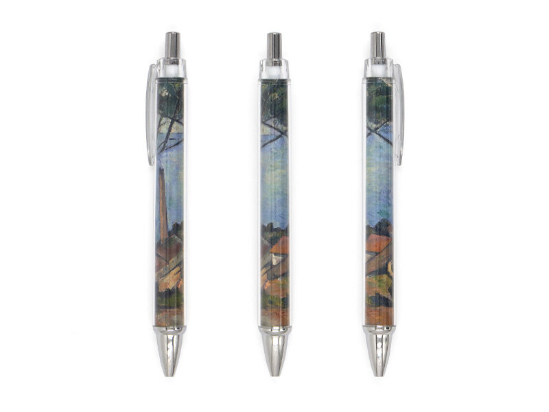 Photo Pen, Paul Cézanne,La mer à l’Estaque derrière les a