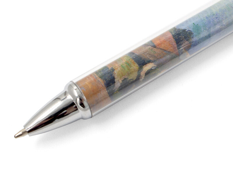 Photo Pen, Paul Cézanne,La mer à l’Estaque derrière les a