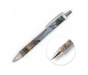 Photo Pen, Paul Cézanne, La mer à l’Estaque derrière les a