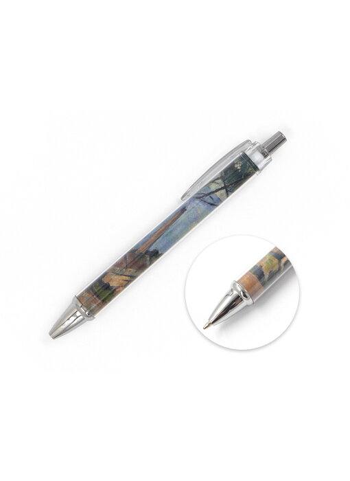 Photo Pen, Paul Cézanne, La mer à l’Estaque derrière les a