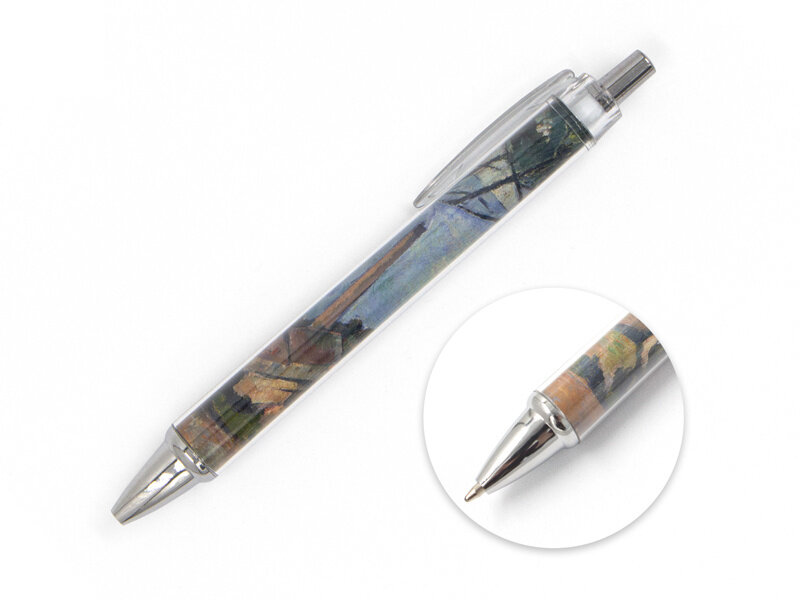 Photo Pen, Paul Cézanne,La mer à l’Estaque derrière les a