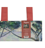 Sac en coton, avec doublure, Paul Cézanne, La mer à l'Estaque derrière les arbres