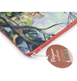 Pouch, Paul Cézanne , Paul Cézanne , The sea at l'Estaque behind the trees