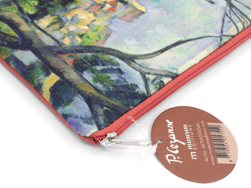 Trousse, Paul Cézanne , La mer à l'Estaque derrière les arbres