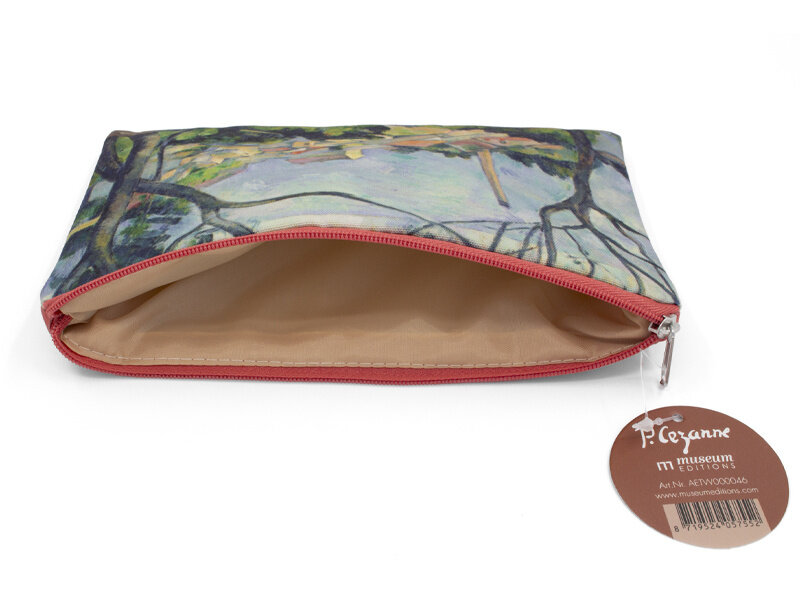 Trousse, Paul Cézanne , La mer à l'Estaque derrière les arbres