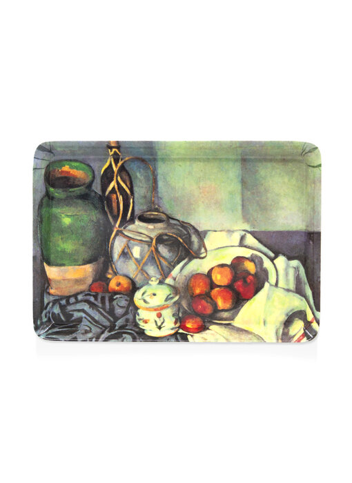 Plateau de service mini, 21 x 14 cm, Paul Cézanne, Nature morte aux pommes