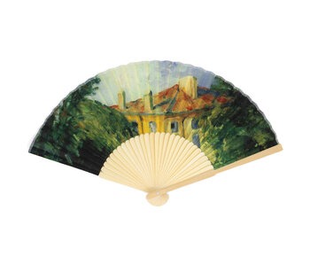 Hand Fan, Paul Cezanne,The house of Jas de Bouffan