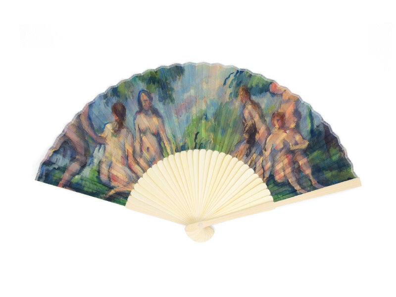 Hand Fan, Paul Cezanne, The Bathers