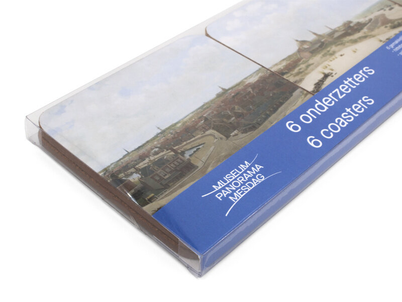 Untersetzer, 6er-Set, Panorama Mesdag, Scheveningen