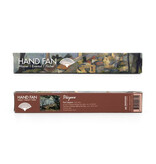 Hand waaier, Paul Cézanne, De zee bij l'Estaque achter de bomen