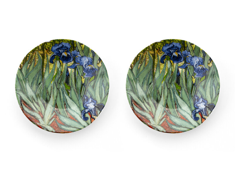 Service à expresso, Vincent van Gogh, Irises