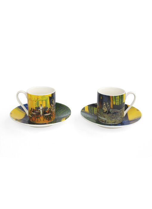 Ensemble espresso, Vincent van Gogh, "Terrasse du café"